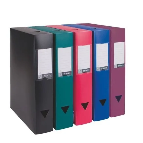Carpeta proyectos Polipropileno Viquel 8 cm surtidas