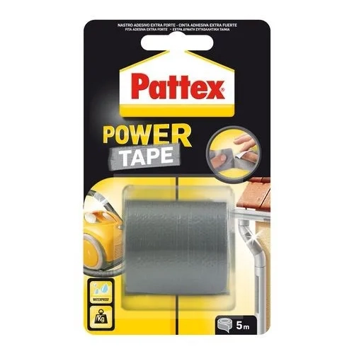 Cinta americana Power tape 5 m gris pattex