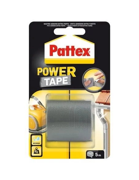 Cinta americana Power tape 5 m gris pattex