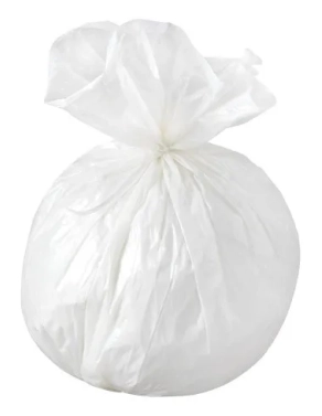 1000 Bolsas basura blancas NF 6 litros