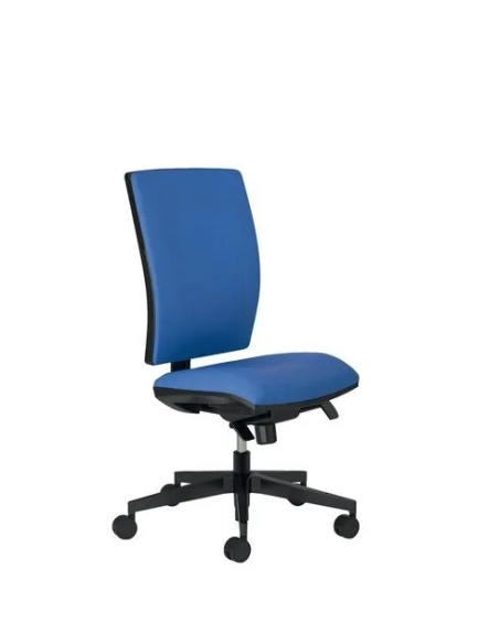 Silla oficina JMB Activ sincro patas nylon azul