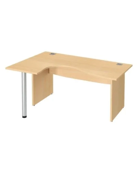 Mesa oficina ala Izquierda 160 haya patas madera