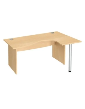 Mesa oficina ala derecha 160 haya patas madera