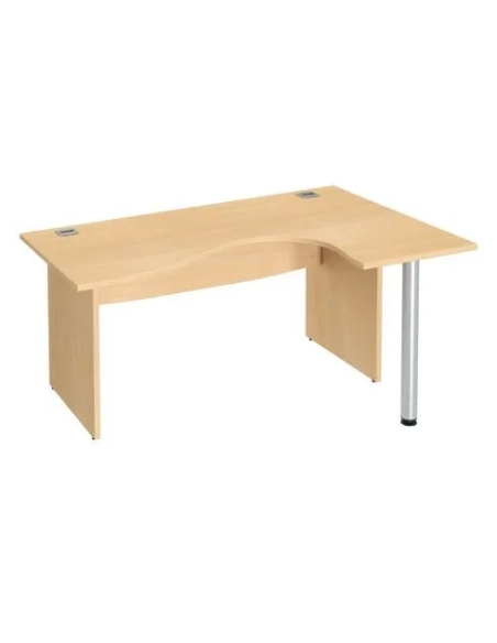 Mesa oficina ala derecha 160 haya patas madera