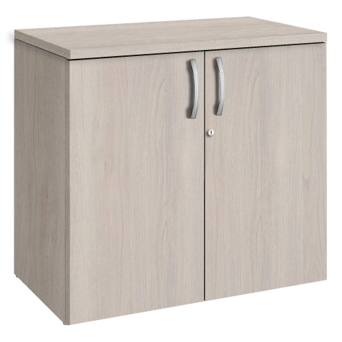 Armario bajo ancho 73x80 con puertas roble gris Excellens