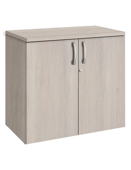 Armario bajo ancho 73x80 con puertas roble gris Excellens