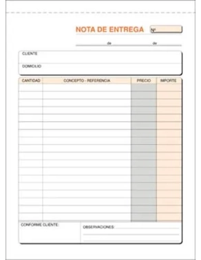 Talonario entrega 150x210 triplicado