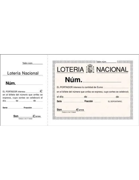 Talonario loteria 210x105