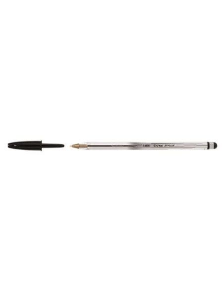 Boligrafo Bic cristal stylus negro