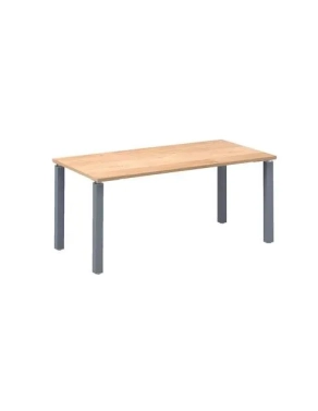 Mesa recta 160 roble 4 patas antracita Eden