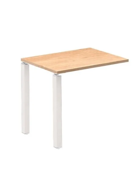 Extension mesa roble patas blancas 80x60 Eden