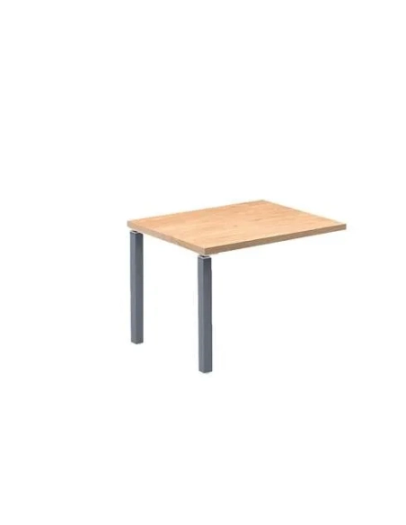 Extension mesa roble patas antracita 100x60 Eden