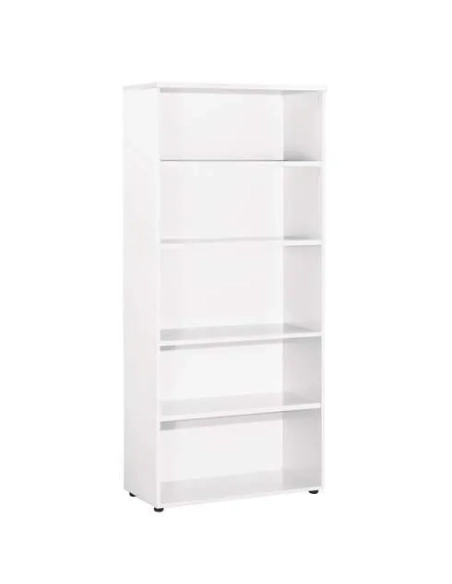 Bliblioteca alto 180x80 blanco cuerpo blanco Eden