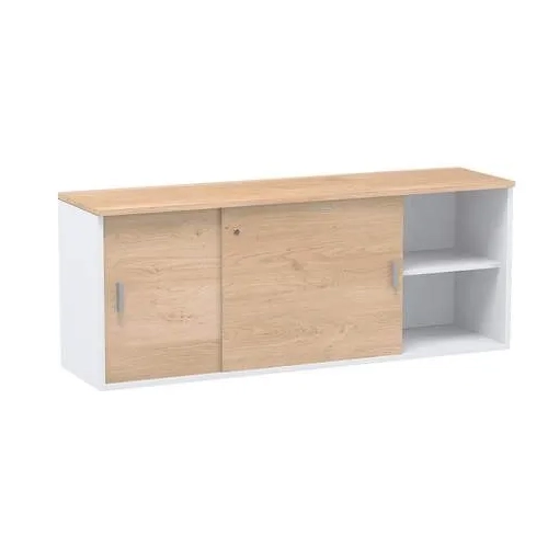 Armario arcon 72x160 roble cuerpo blanco Eden