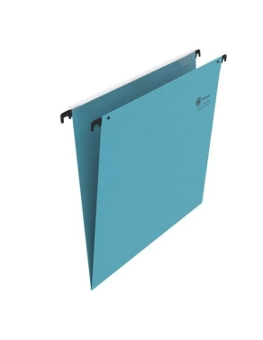 Carpeta colgantes A4 visor superior color azul