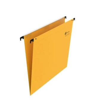 Carpeta colgantes A4 visor superior color amarilla