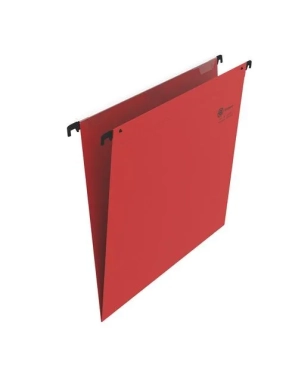 Carpeta colgantes A4 visor superior color roja