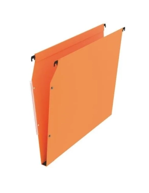 Carpeta colgante A4 visor lateral lomo 30mm color naranja