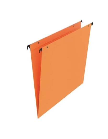 Carpeta colgantes A4 visor superior color naranja