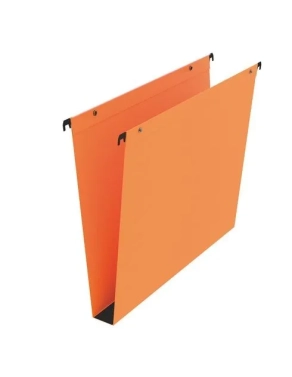 Carpeta colgante A4 visor superior lomo de 30 mm naranja