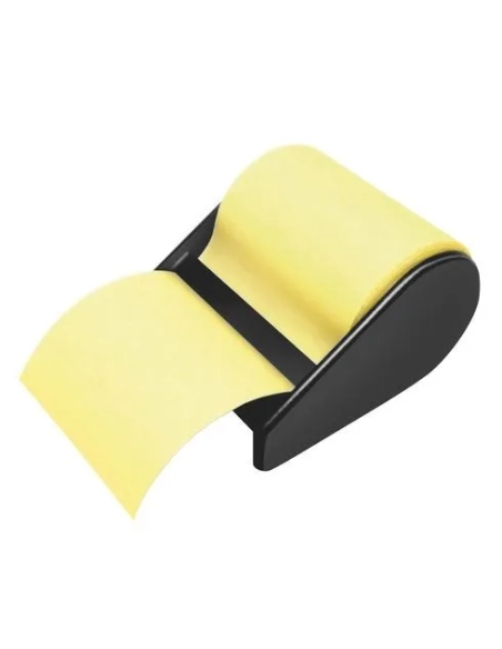 Dispensador + rollo notas Pos It amarillo