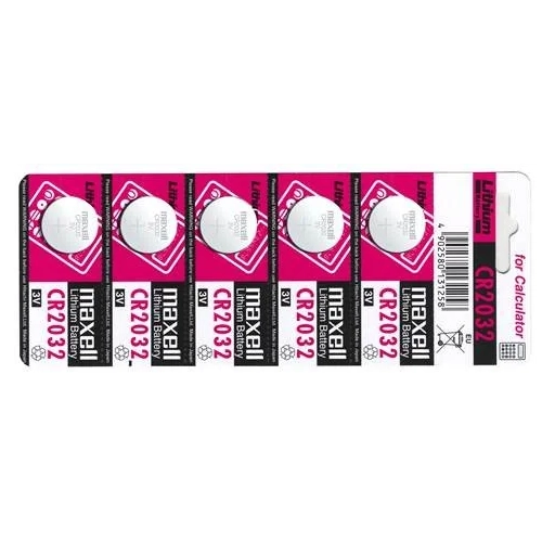 Pack 5 pilas maxell cr2032