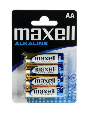 Pack 4 pilas alcalinas maxell LR6