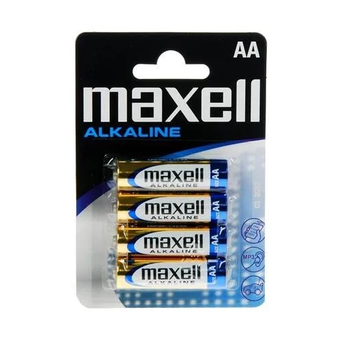 Pack 4 pilas alcalinas maxell LR6