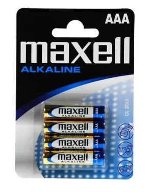 Pack 4 pilas alcalinas maxell LR 03