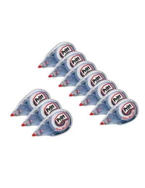 Lote 10 correctores cinta Pritt mini roller