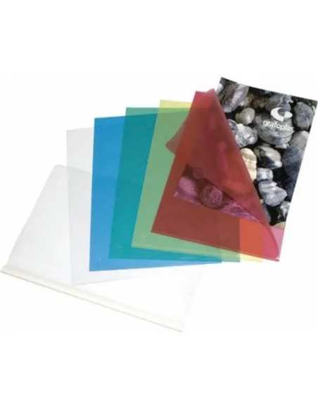 Bolsa 10 Dossier Uñero A4 Polipropileno azul