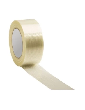 Cinta  reforzada longitudinal transparente 50 mmx50m