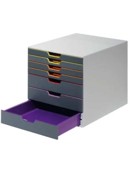 Modulo organizador organizador Varicolor 7 cajones Durable