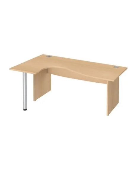 Mesa oficina ala Izquierda 180 haya patas madera