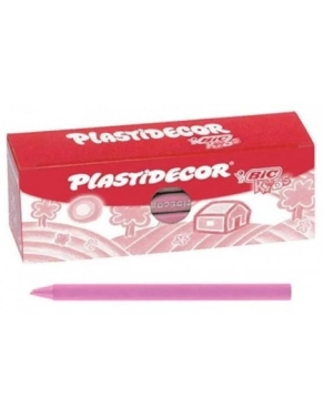 Ceras Plastidecor Bic Kids  color rosa