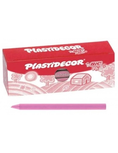 Ceras Plastidecor Bic Kids  color rosa