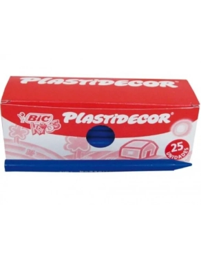 Ceras Plastidecor Bic Kids  color azul marino
