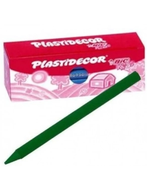 Ceras Plastidecor Bic Kids  color verde claro