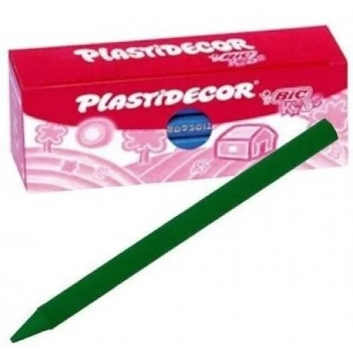Ceras Plastidecor Bic Kids  color verde claro