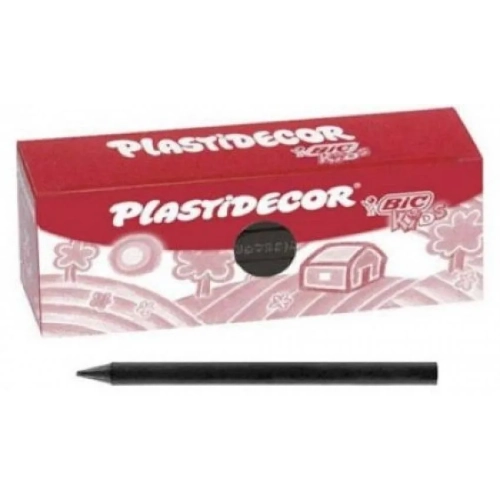 Ceras Plastidecor Bic Kids  color negra