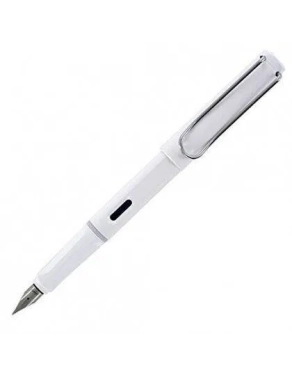 Pluma Lamy Safari plumin F blanca