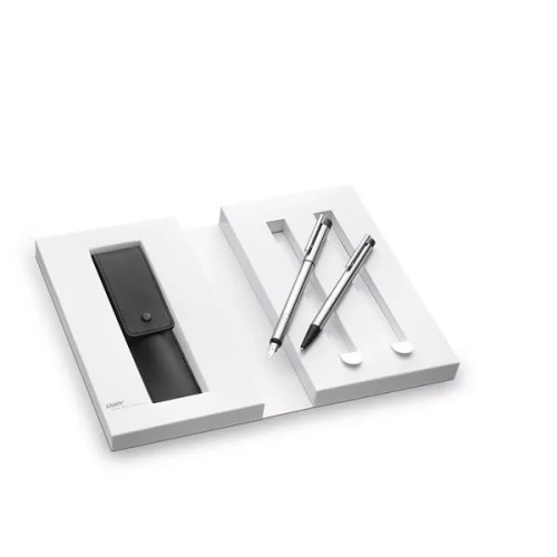 Juego de pluma y boligrafo Lamy Logo Matt F