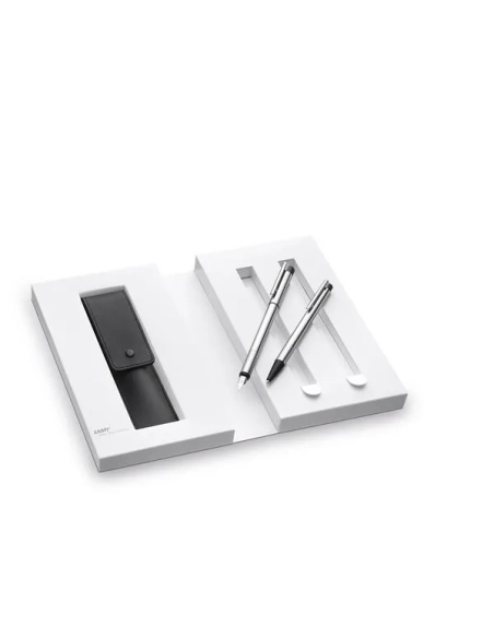 Juego de pluma y boligrafo Lamy Logo Matt F