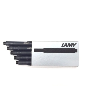 Tinta pluma lamy T10 caja 5 cartuchos negros