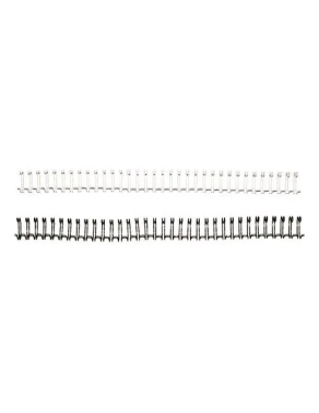 Caja 100 canutillos metal 10mm blanco