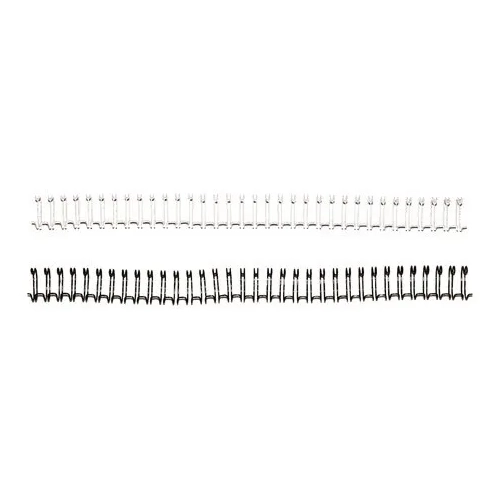 Caja 100 canutillos metal 10mm blanco