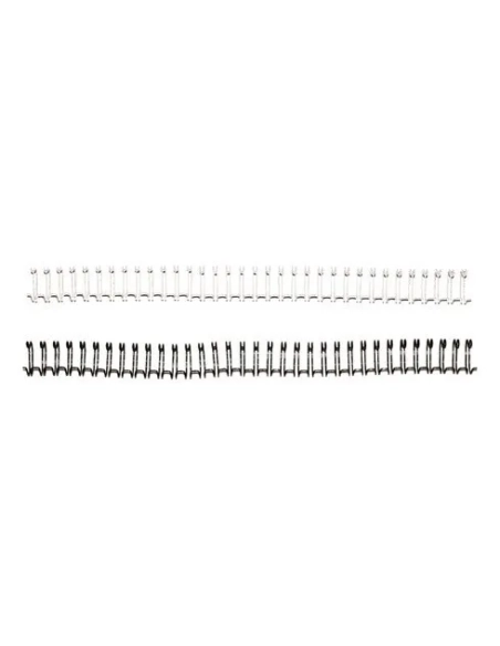 Caja 100 canutillos metal 10mm blanco