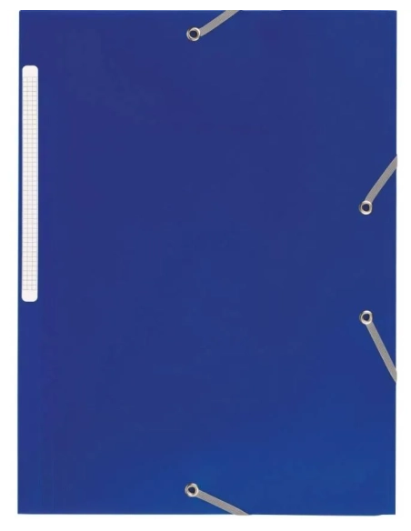Carpeta 3 solapas p.p. azul JMB