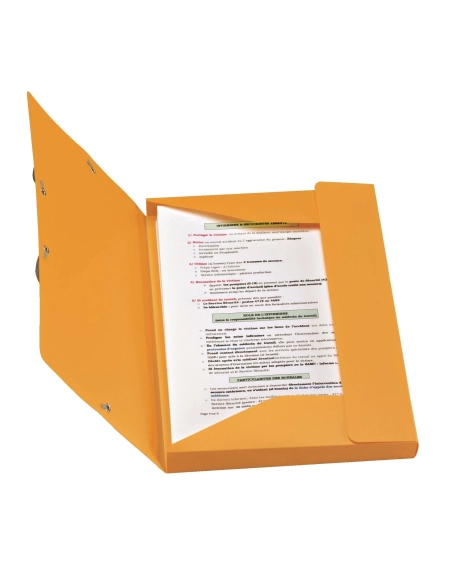 Carpeta 3 solapas p.p. amarilla JMB