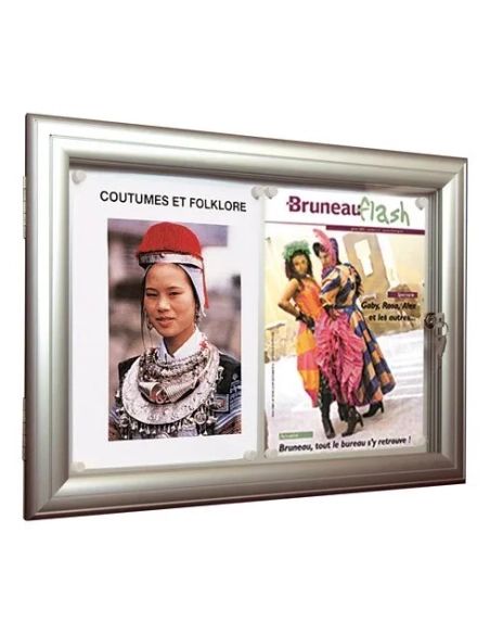 Vitrina exterior 2 hojas reverso